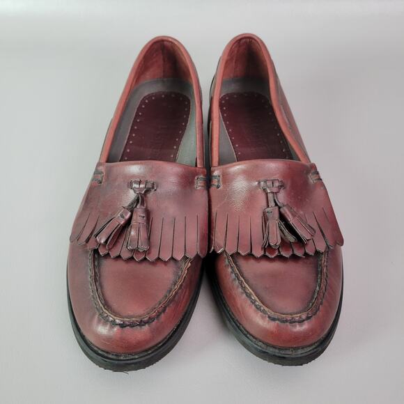 Rockport Men's 10.5 Shoes Tassel Kilt Loafer SlipOn Vibram Sole Comfort Cordovan - Picture 4 of 14